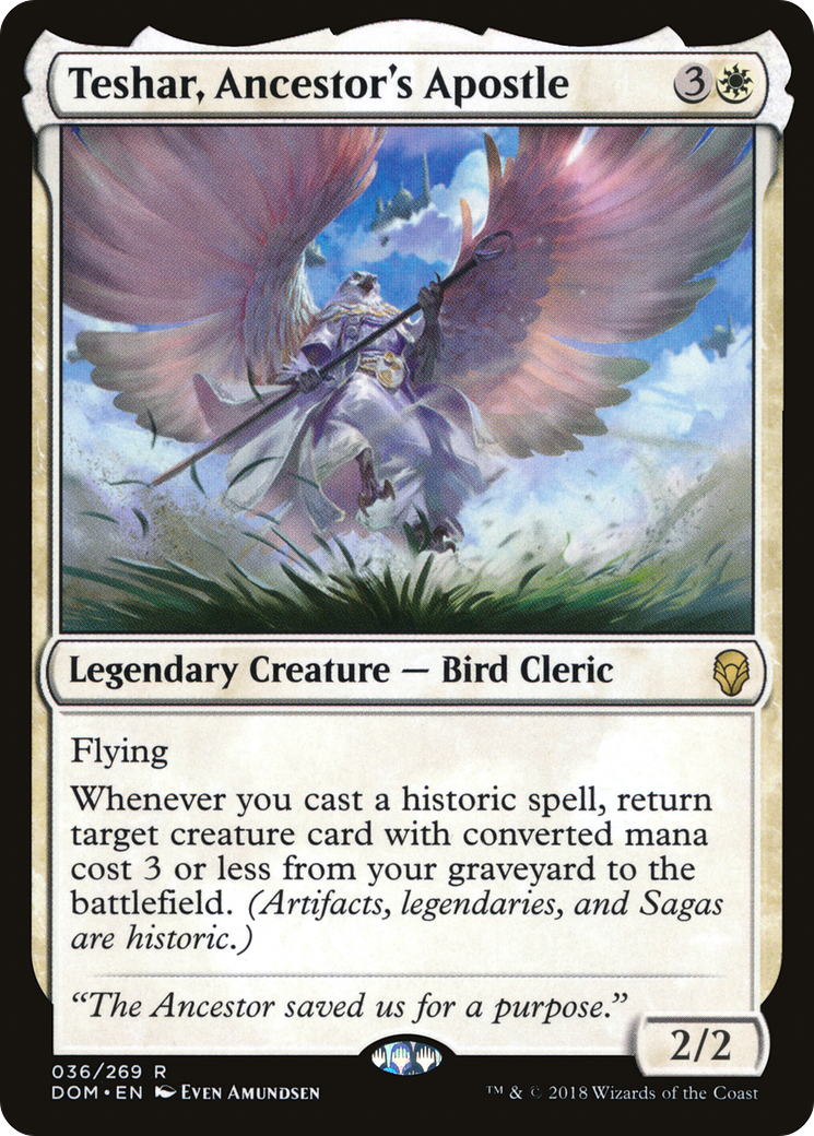 {R} Teshar, Ancestor's Apostle [Dominaria][DOM 036]