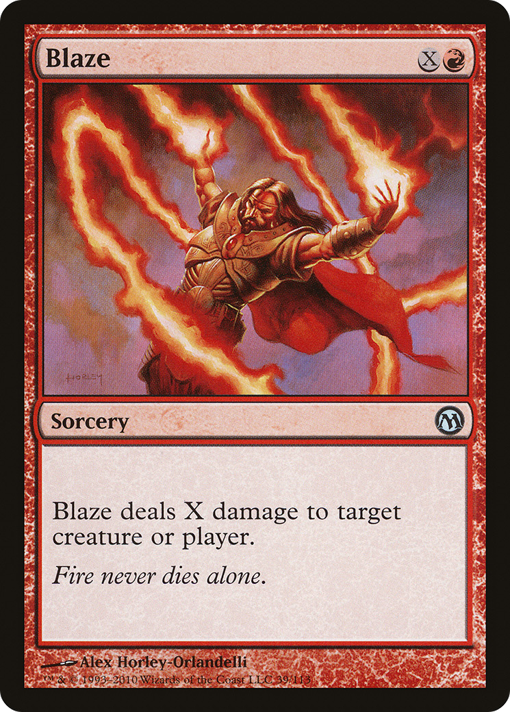 {C} Blaze [Duels of the Planeswalkers][DPA 039]