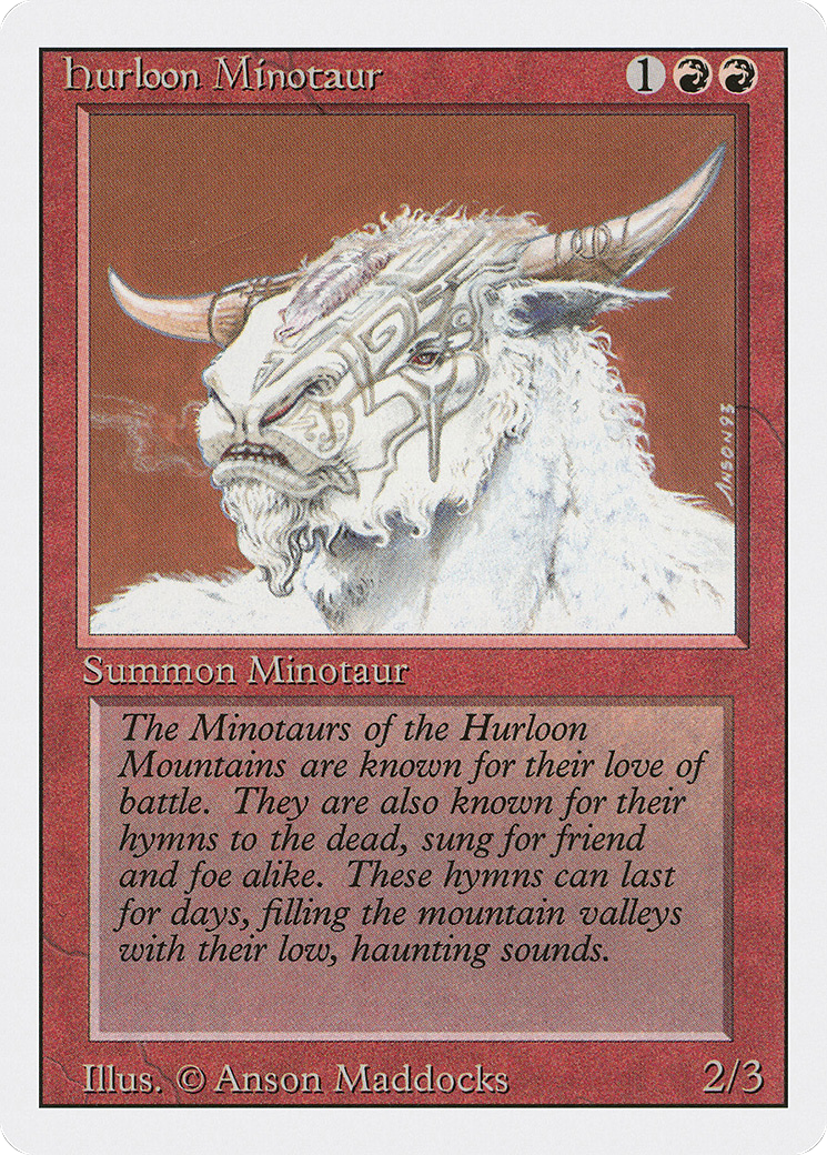 {C} Hurloon Minotaur [Revised Edition][3ED 159]