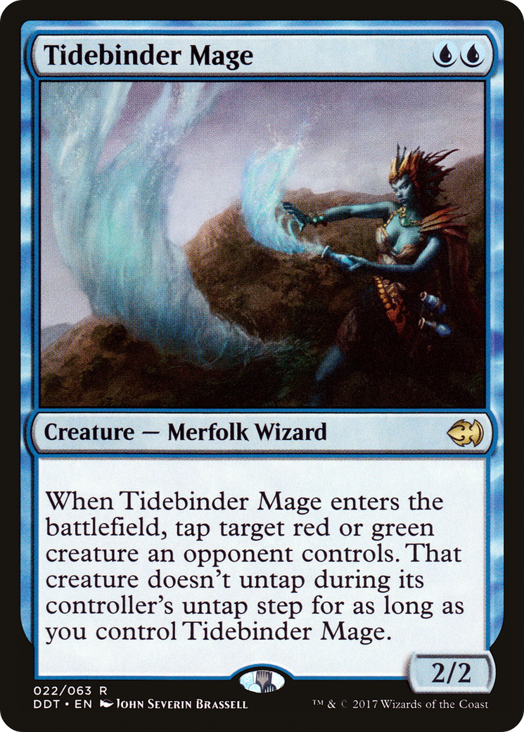 {R} Tidebinder Mage [Duel Decks: Merfolk vs. Goblins][DDT 022]