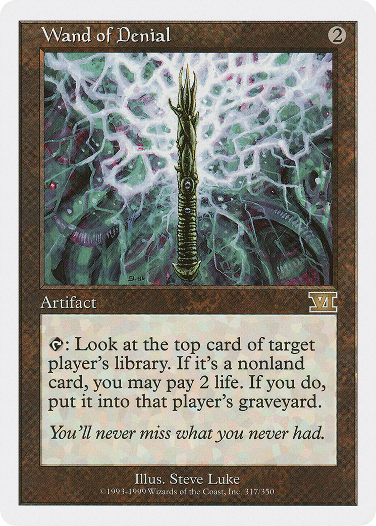 {R} Wand of Denial [Classic Sixth Edition][6ED 317] - Misty Mountain Games