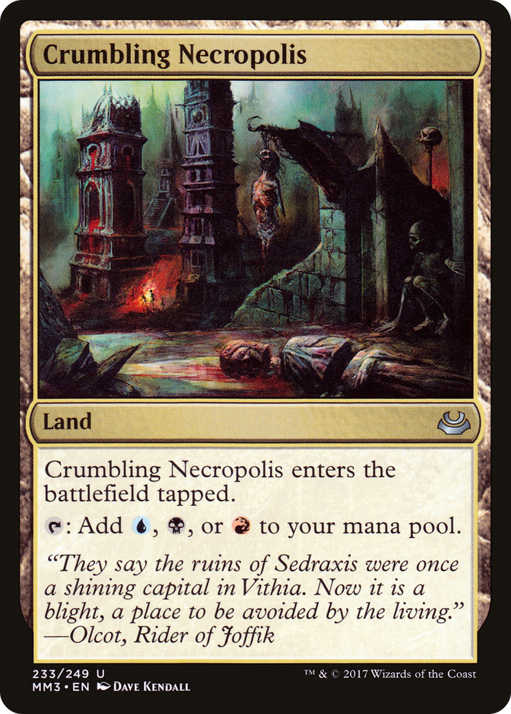 {C} Crumbling Necropolis [Modern Masters 2017][MM3 233]