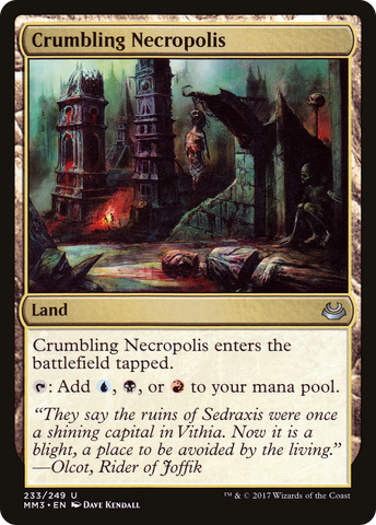 {C} Crumbling Necropolis [Modern Masters 2017][MM3 233]