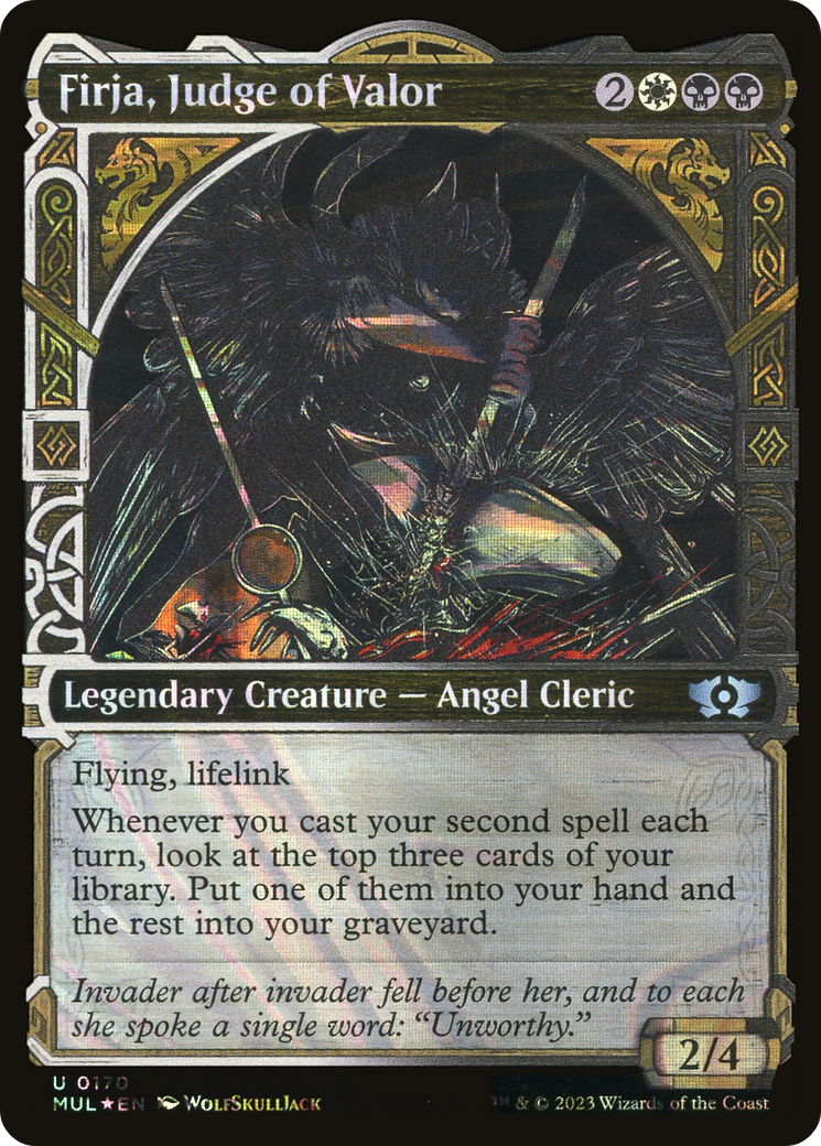 {C} Firja, Judge of Valor (Halo Foil) [Multiverse Legends][MUL 170]