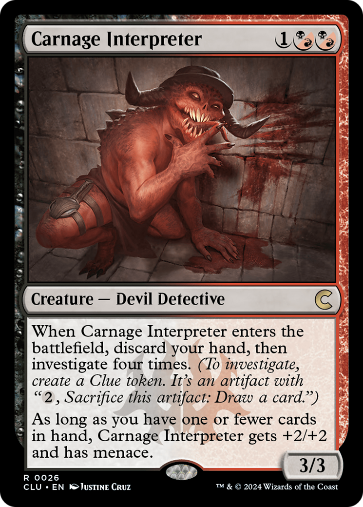 {R} Carnage Interpreter [Ravnica: Clue Edition][CLU 026]