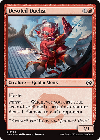 {@C} Devoted Duelist [Tarkir: Dragonstorm][TDM 104]