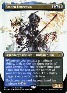 {R} Satoru Umezawa (Buy-A-Box) [Kamigawa: Neon Dynasty][NEO 507]