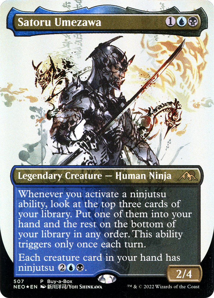 {R} Satoru Umezawa (Buy-A-Box) [Kamigawa: Neon Dynasty][NEO 507]