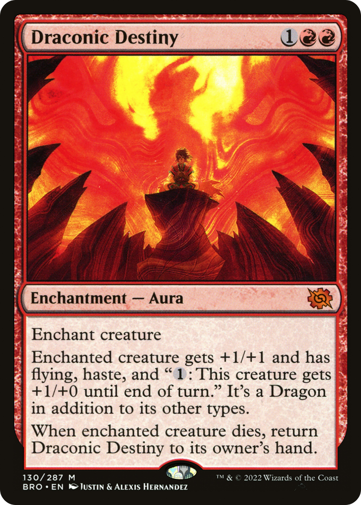{R} Draconic Destiny [The Brothers' War][BRO 130]