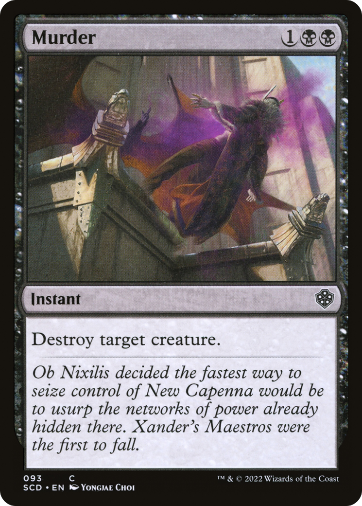 {C} Murder [Starter Commander Decks][SCD 093]