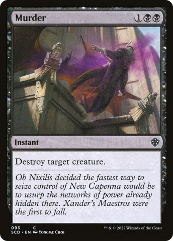 {C} Murder [Starter Commander Decks][SCD 093]