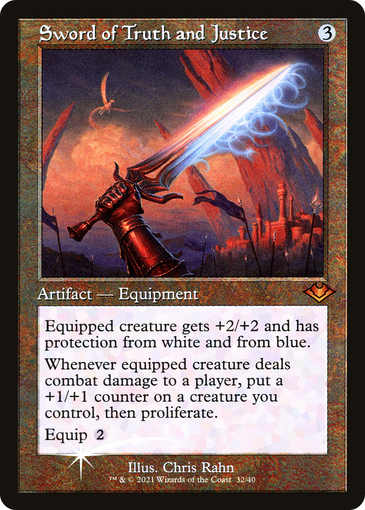{R} Sword of Truth and Justice (Retro) [Modern Horizons 2][RF MH1 032]