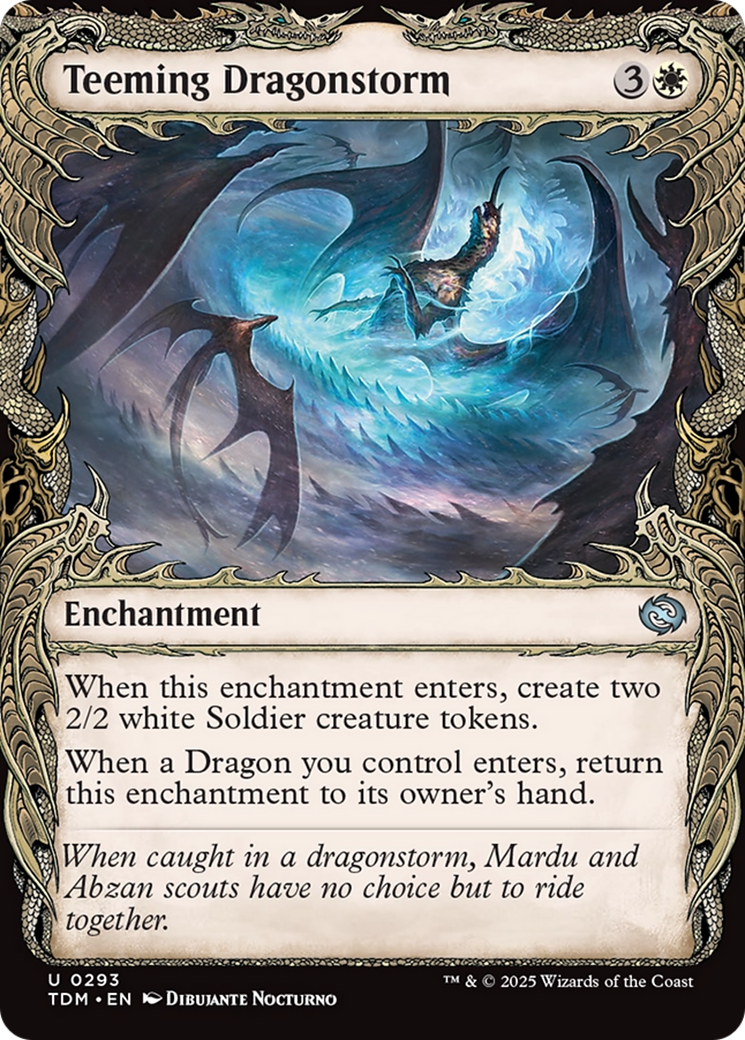 {@C} Teeming Dragonstorm (Showcase) [Tarkir: Dragonstorm][TDM 293]
