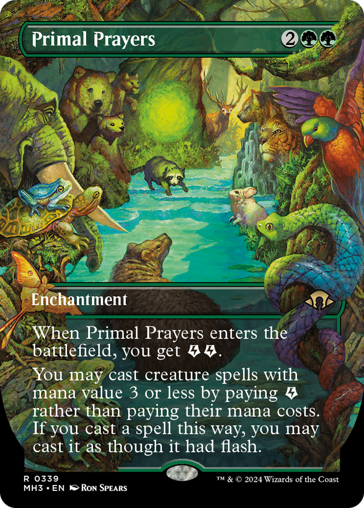 {R} Primal Prayers (Borderless) [Modern Horizons 3][MH3 339]