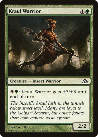 {C} Kraul Warrior [Dragon's Maze][DGM 042]