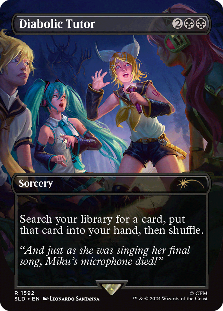 {R} Diabolic Tutor (1592) [Secret Lair Drop Series][SLD 1592]