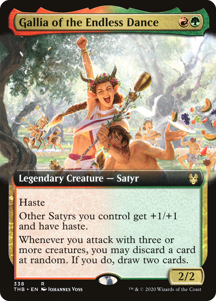 {R} Gallia of the Endless Dance (Extended Art) [Theros Beyond Death][THB 338]