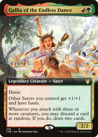 {R} Gallia of the Endless Dance (Extended Art) [Theros Beyond Death][THB 338]