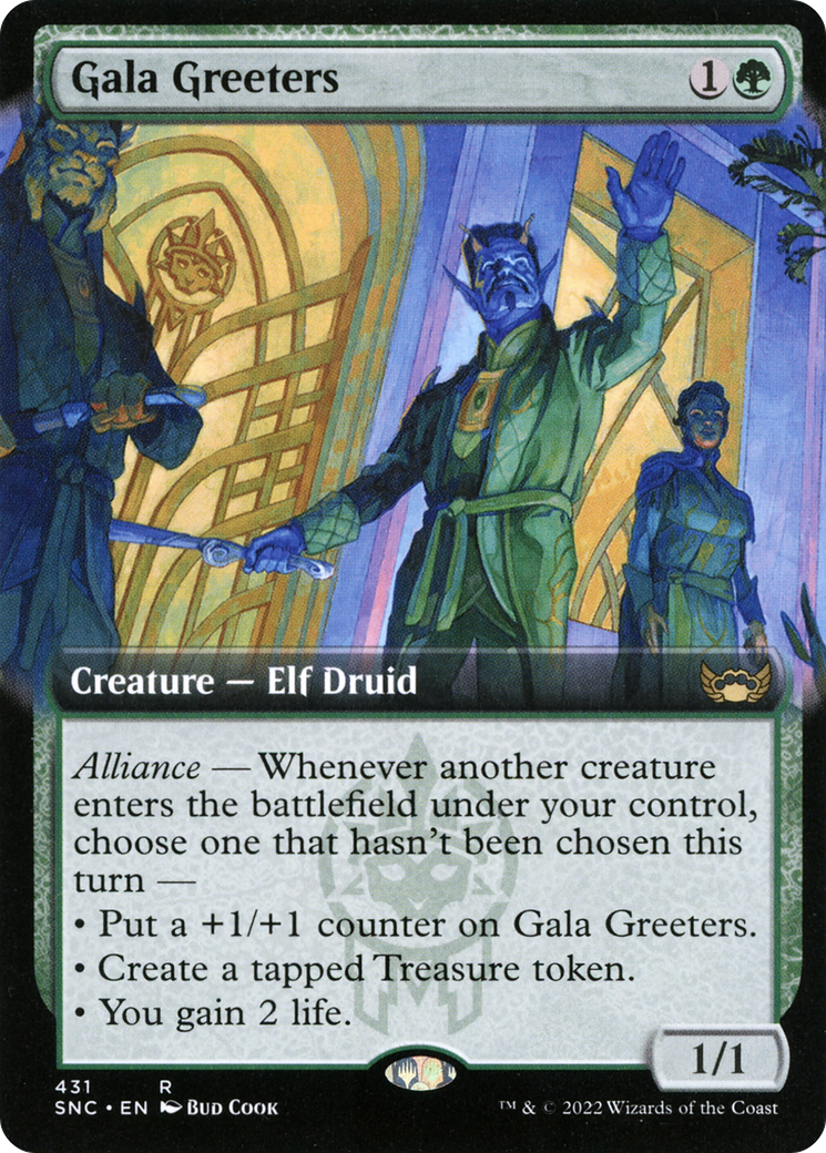 {R} Gala Greeters (Extended Art) [Streets of New Capenna][SNC 431]