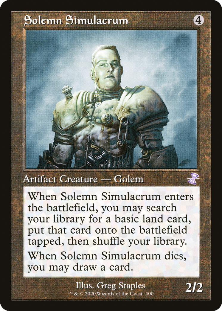 {R} Solemn Simulacrum (Timeshifted) [Time Spiral Remastered][TSR 400]
