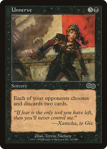 {C} Unnerve [Urza's Saga][USG 162]