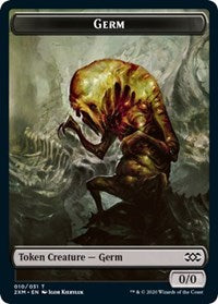 {T} Germ // Wolf Double-sided Token [Double Masters Tokens][T2XM 010]