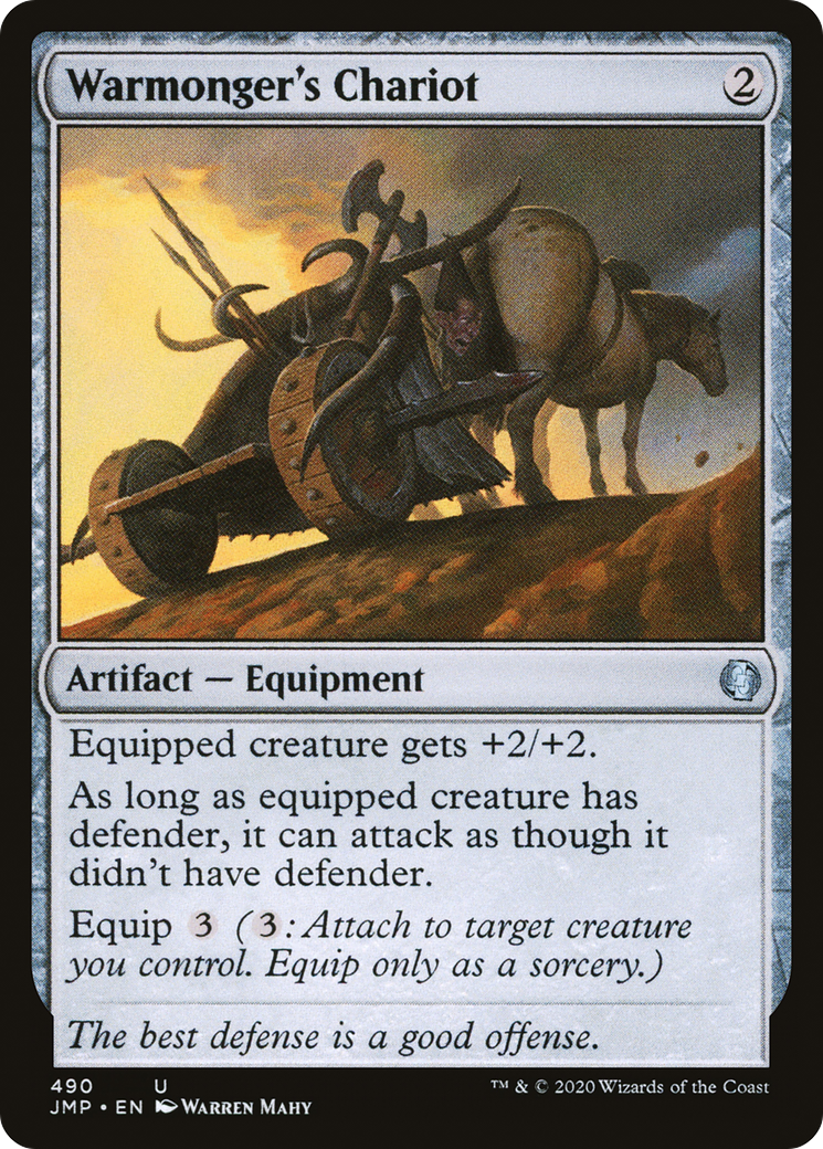 {C} Warmonger's Chariot [Jumpstart][JMP 490]