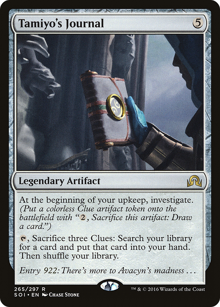 {R} Tamiyo's Journal (Entry 922) [Shadows over Innistrad][SOI 265]