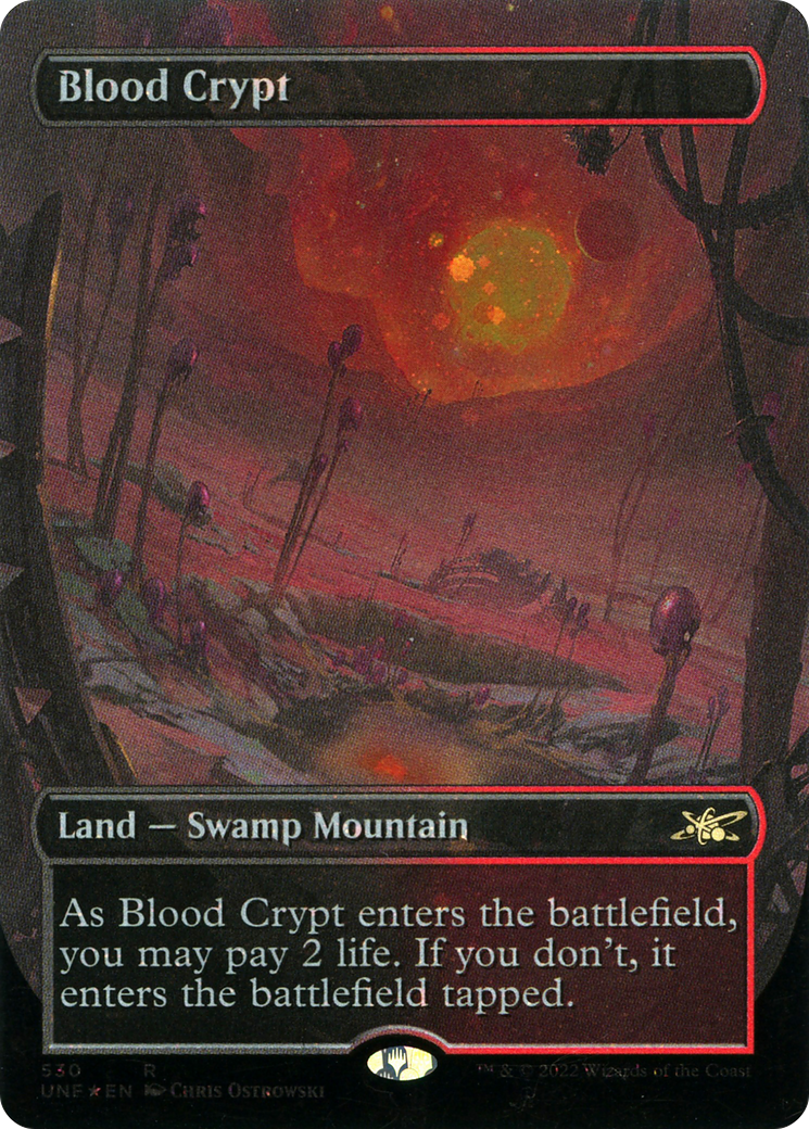 {R} Blood Crypt (Borderless) (Galaxy Foil) [Unfinity][UNF 279]