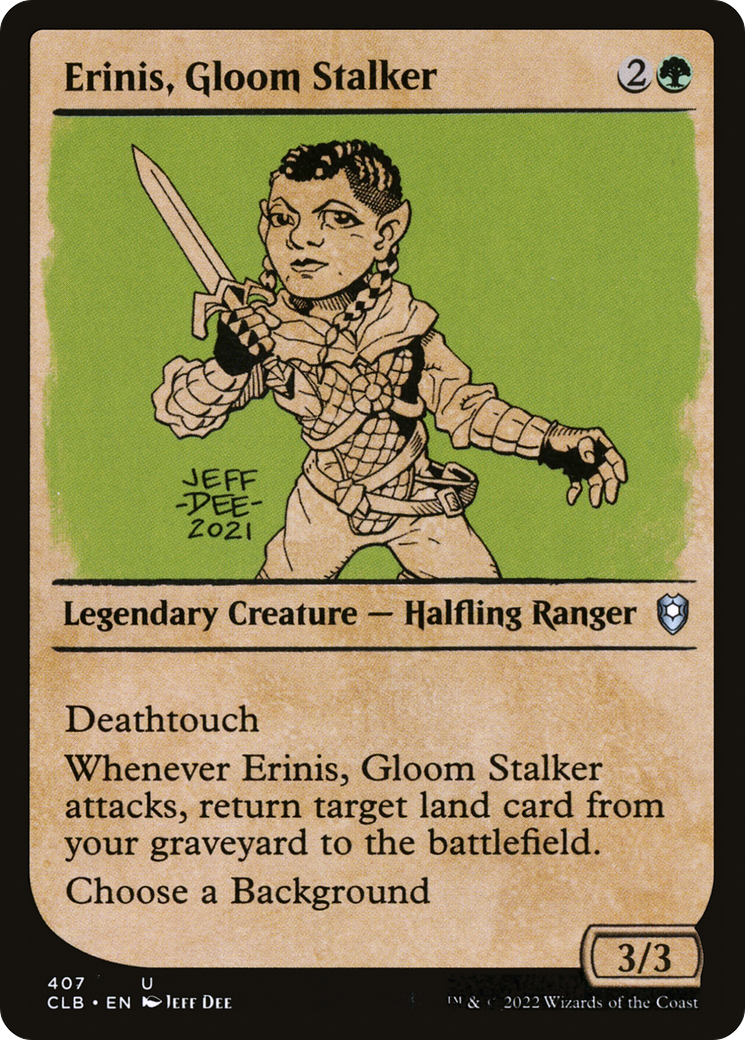 {C} Erinis, Gloom Stalker (Showcase) [Commander Legends: Battle for Baldur's Gate][CLB 407]