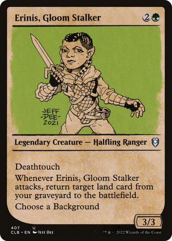 {C} Erinis, Gloom Stalker (Showcase) [Commander Legends: Battle for Baldur's Gate][CLB 407]
