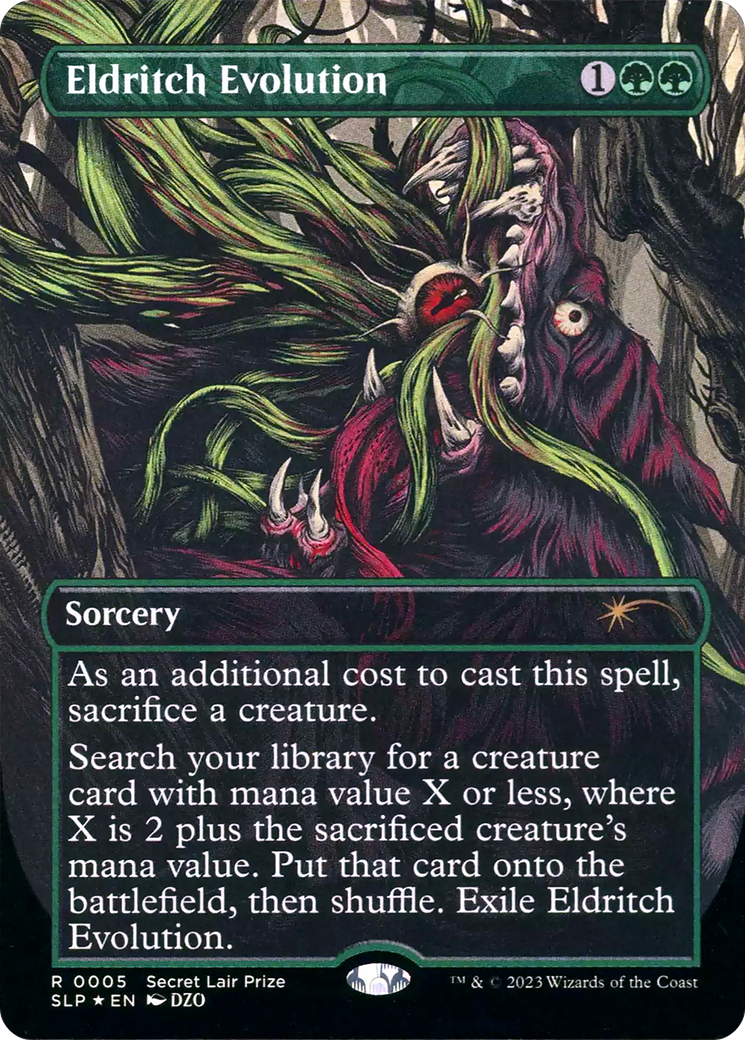 {R} Eldritch Evolution (Borderless) [Secret Lair Showdown][SLP 005]