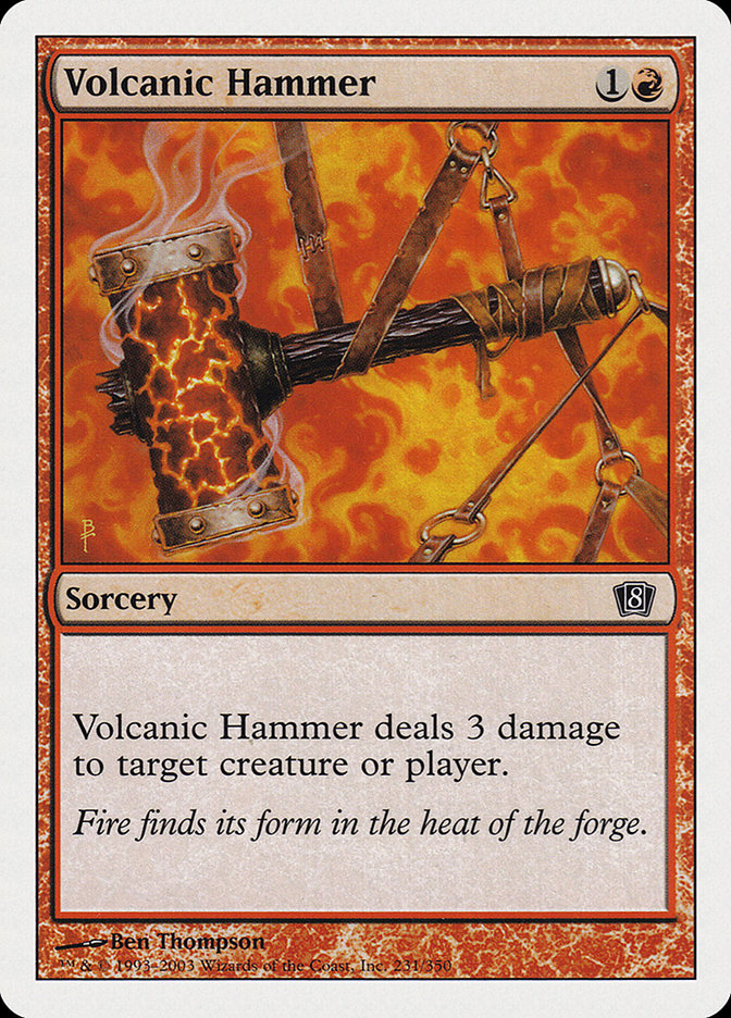 {C} Volcanic Hammer [Eighth Edition][8ED 231]