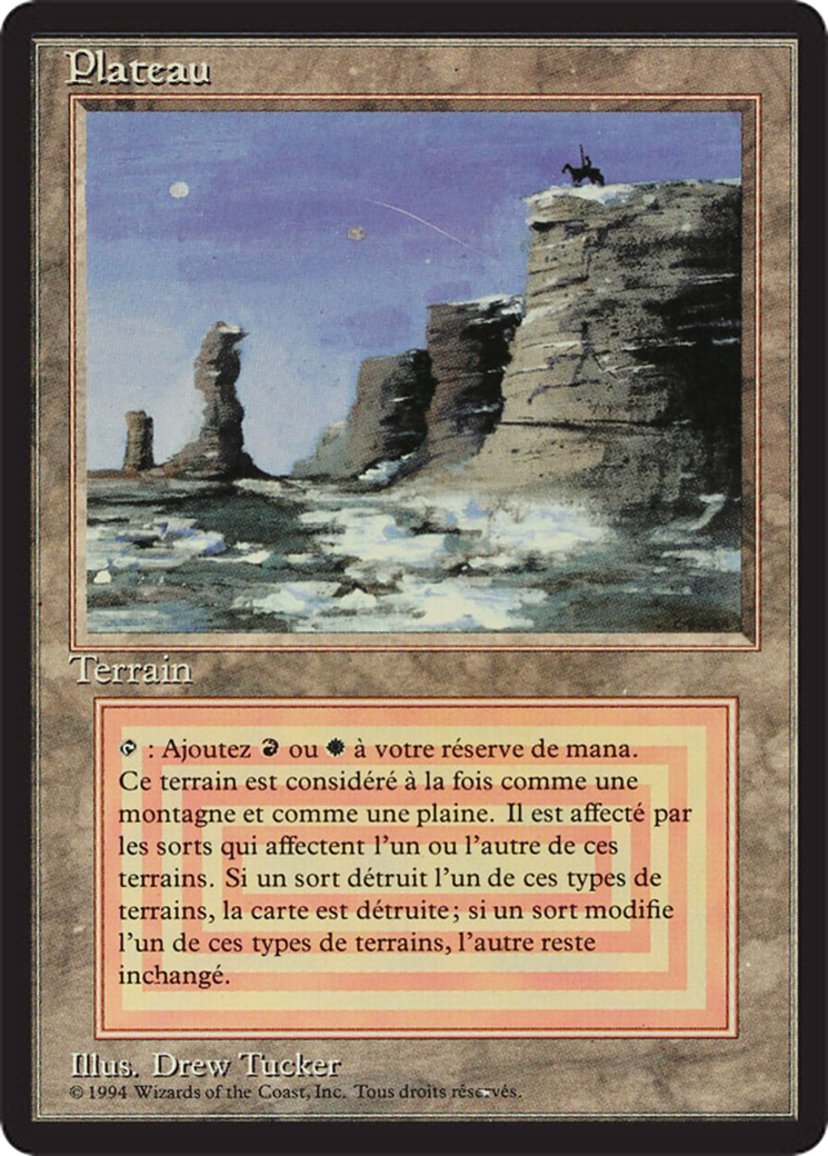 {F} Plateau [Foreign Black Border][FBB 3ED 284]