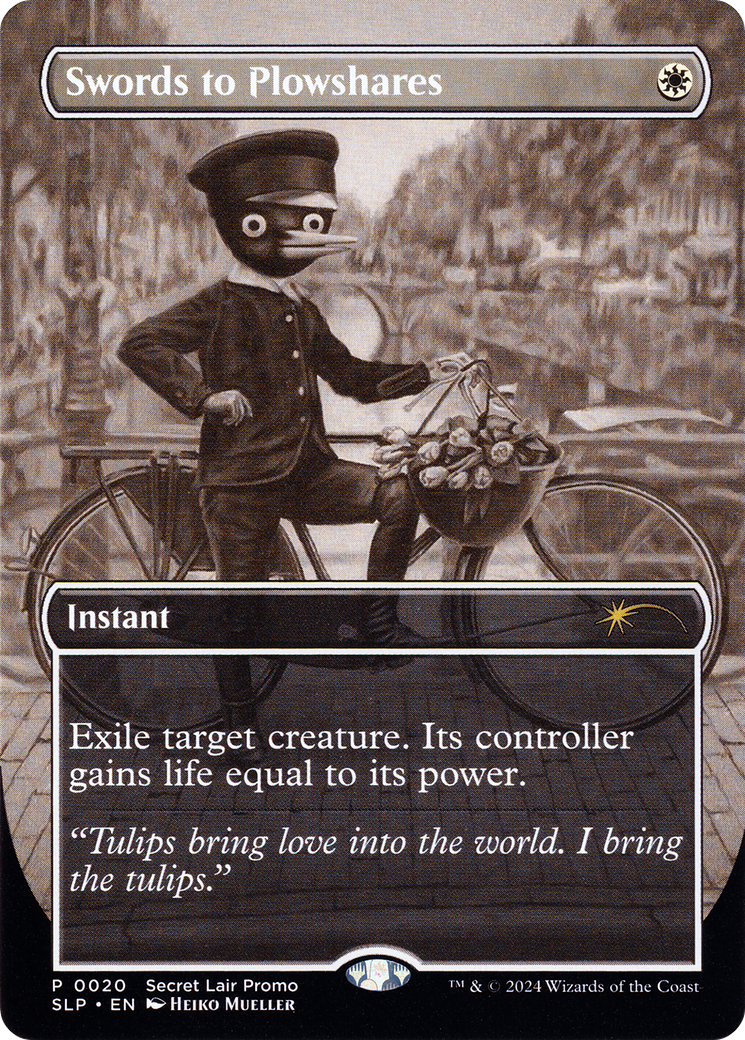 {R} Swords to Plowshares [Secret Lair Showdown][SLP 020]