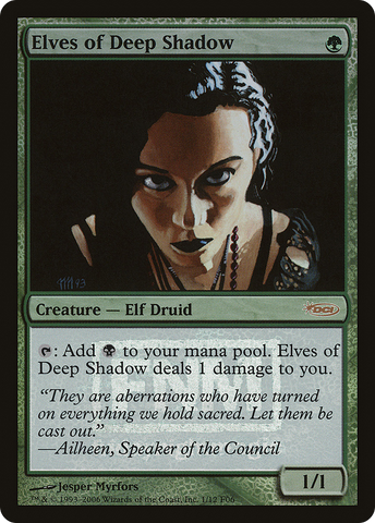{R} Elves of Deep Shadow [Friday Night Magic 2006][PA F06 001]