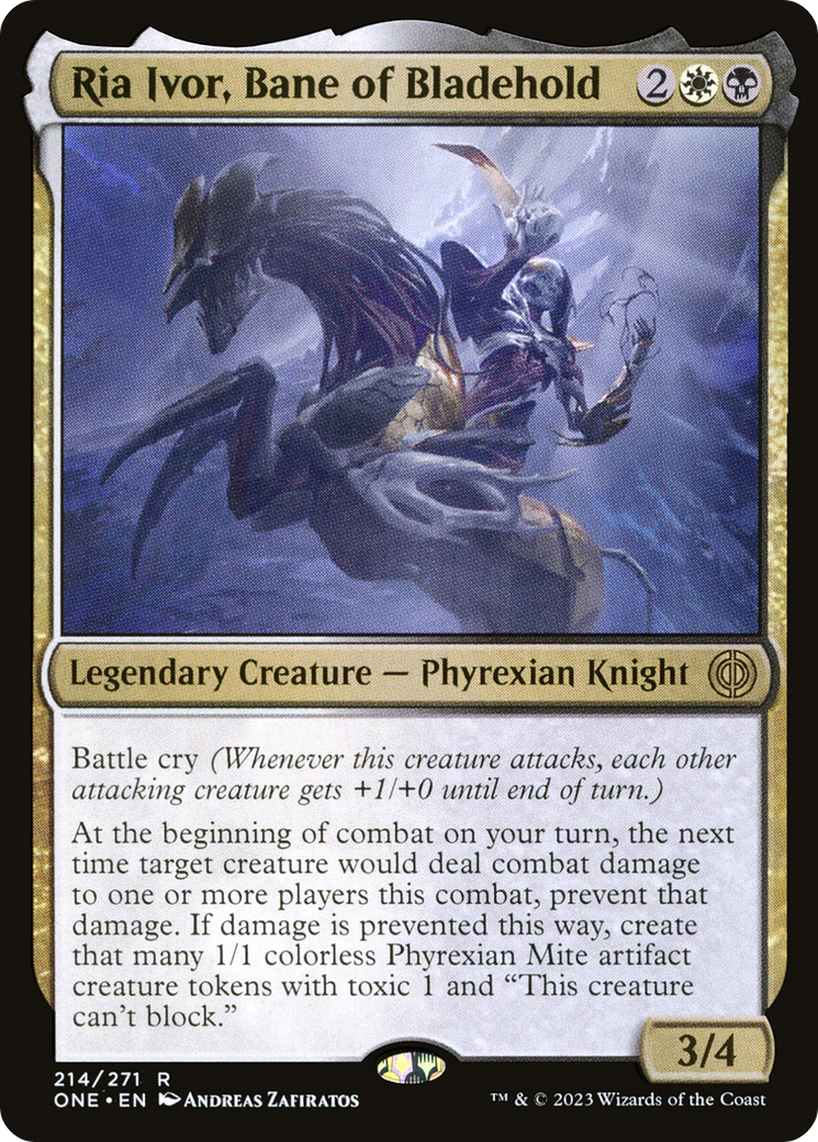 {R} Ria Ivor, Bane of Bladehold [Phyrexia: All Will Be One][ONE 214]