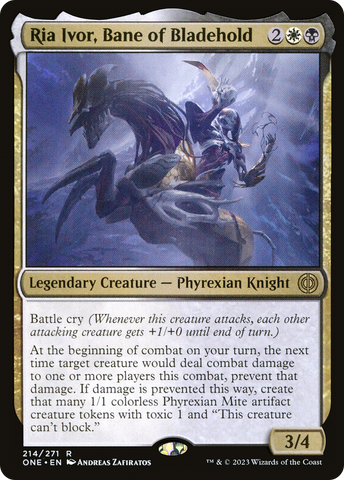 {R} Ria Ivor, Bane of Bladehold [Phyrexia: All Will Be One][ONE 214]