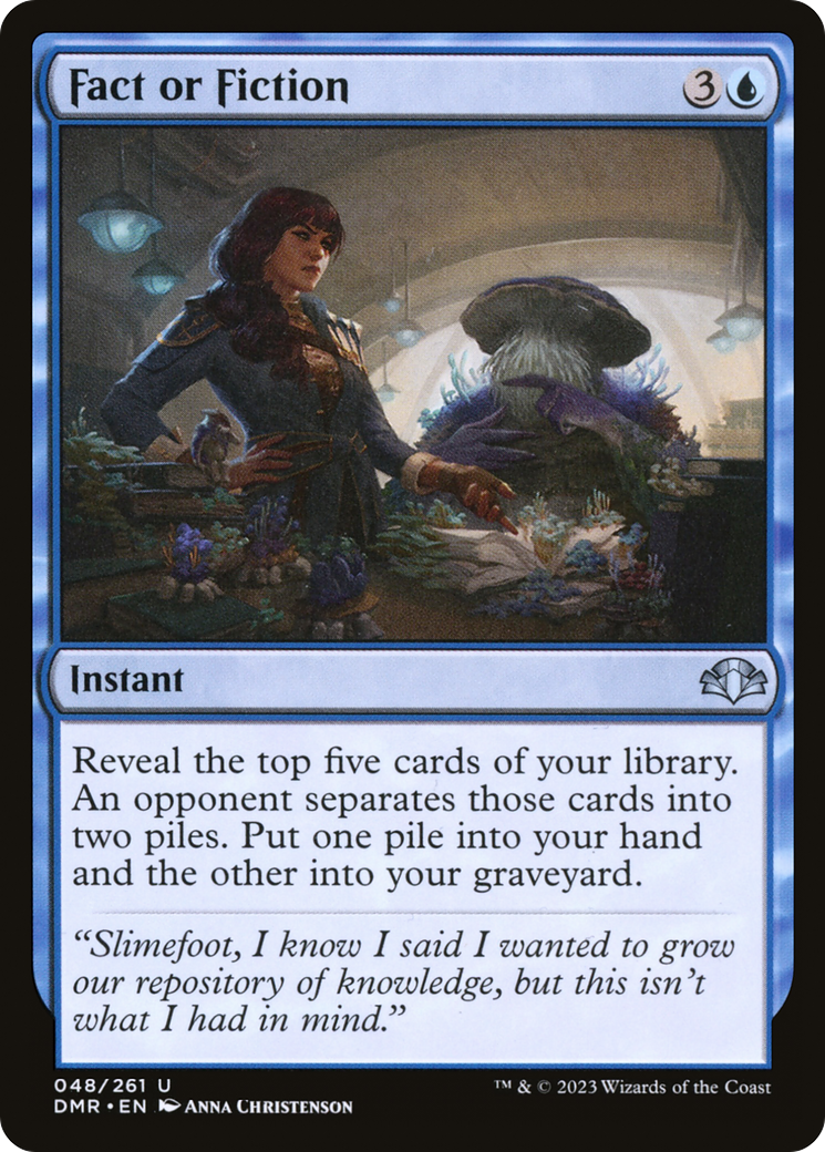 {C} Fact or Fiction [Dominaria Remastered][DMR 048]
