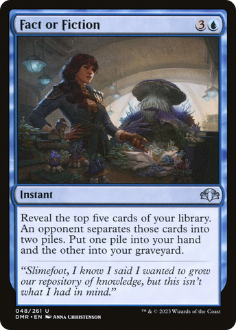 {C} Fact or Fiction [Dominaria Remastered][DMR 048]