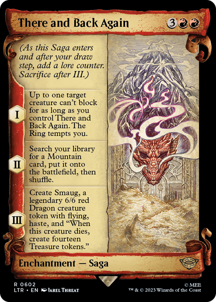 {R} There and Back Again [The Lord of the Rings: Tales of Middle-Earth Showcase Scrolls][LTR 602]
