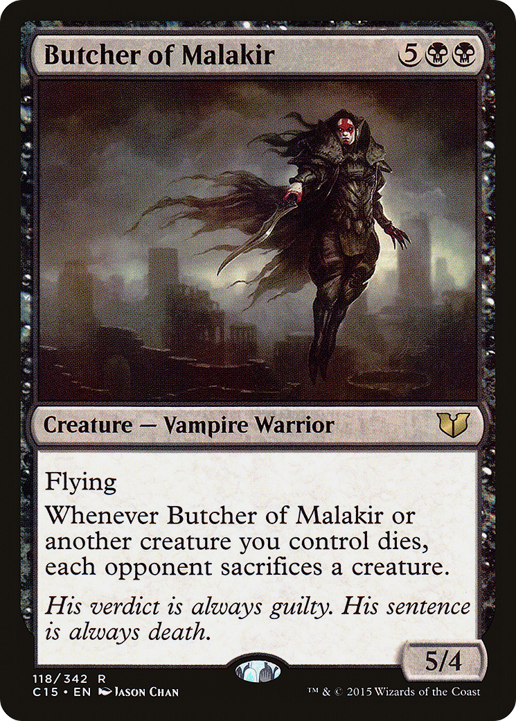 {R} Butcher of Malakir [Commander 2015][C15 118]