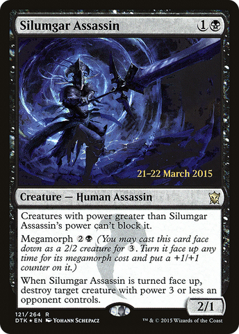 {R} Silumgar Assassin [Dragons of Tarkir Prerelease Promos][PR DTK 121]