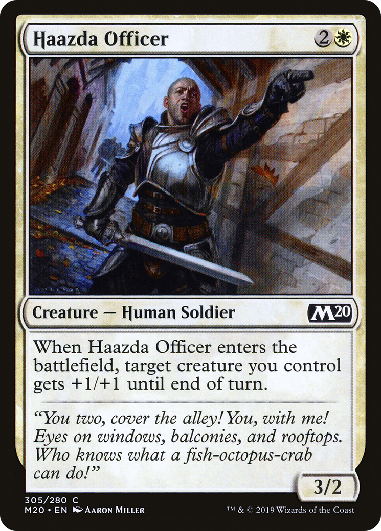 {C} Haazda Officer [Core Set 2020][M20 305]