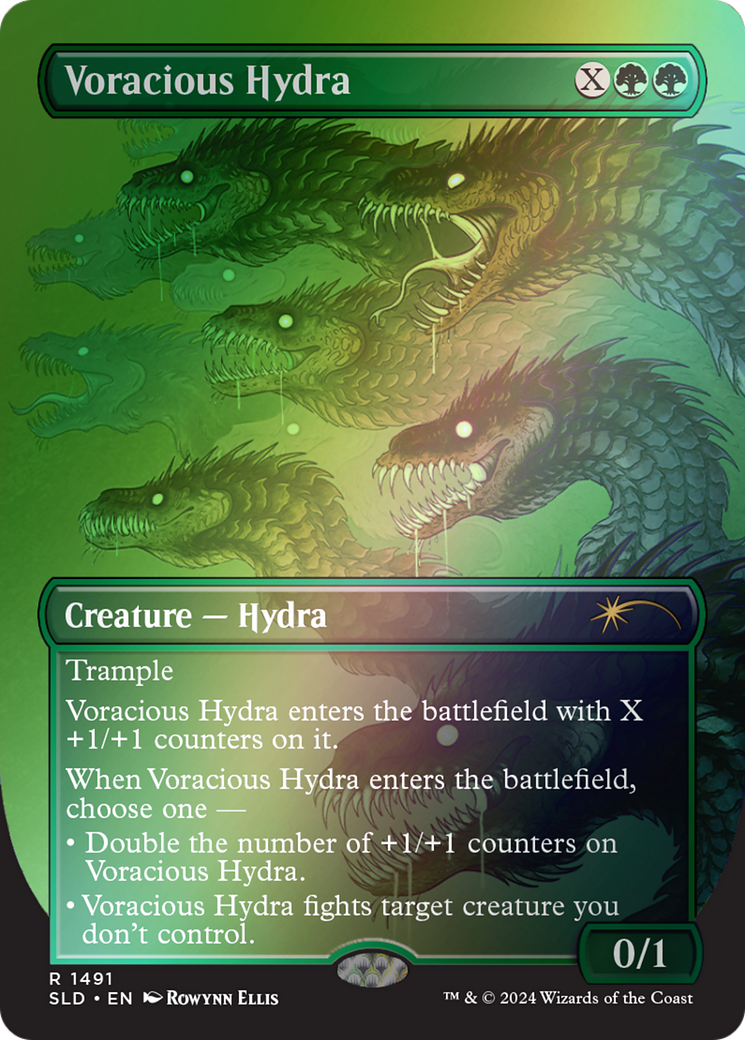{R} Voracious Hydra (Rainbow Foil) [Secret Lair Drop Series][RBF SLD 1491]