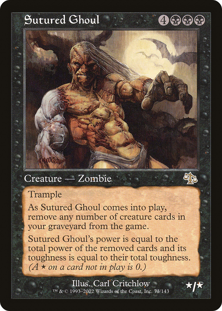 {R} Sutured Ghoul [Judgment][JUD 073]