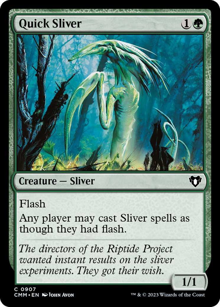 {C} Quick Sliver [Commander Masters][CMM 907]