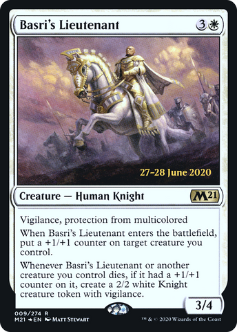 {R} Basri's Lieutenant [Core Set 2021 Prerelease Promos][PR M21 009]