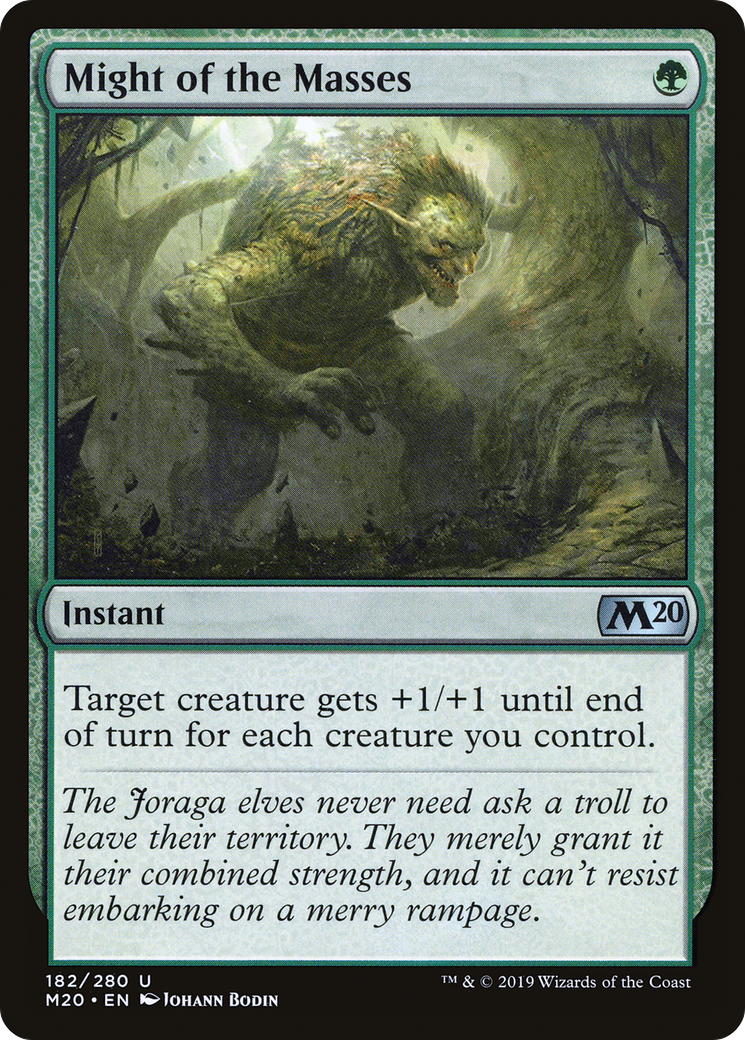 {C} Might of the Masses [Core Set 2020][M20 182]