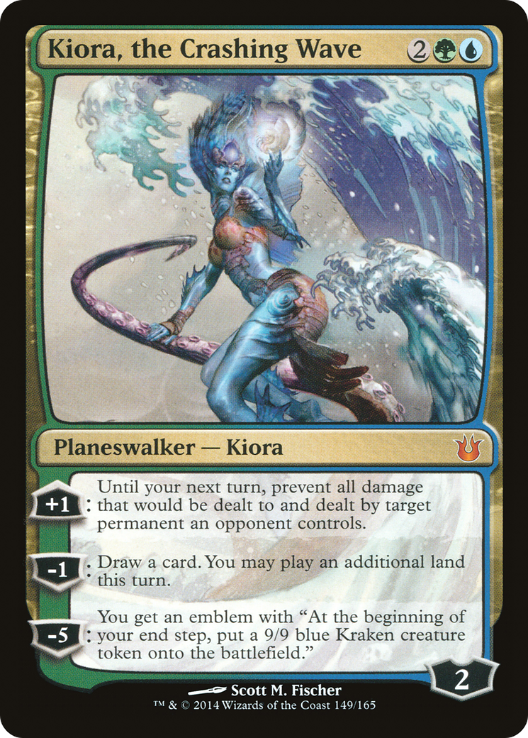 {R} Kiora, the Crashing Wave [Born of the Gods][BNG 149] - Misty Mountain Games